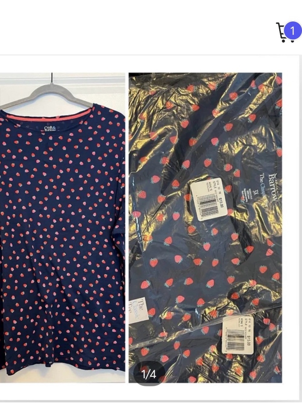 3 Croft & Barrow Ladies T-Shirts